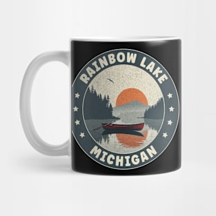 Rainbow Lake Michigan Sunset Mug